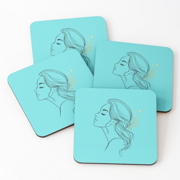 Item preview, Golden Silence | Elegant Minimalist Woman Design designed and sold by VasiArtLab.
