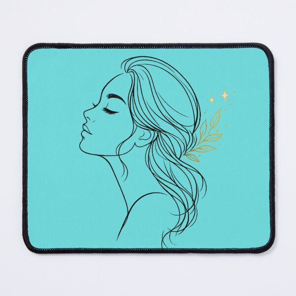 Item preview, Golden Silence | Elegant Minimalist Woman Design designed and sold by VasiArtLab.