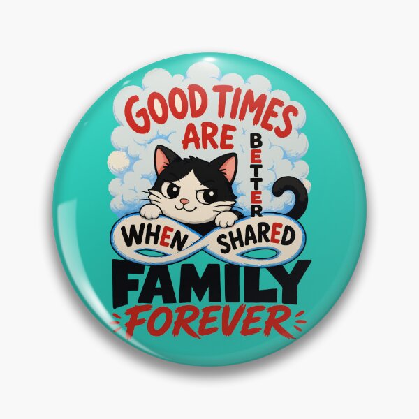 Item preview, Cute Cat Family Forever Art Print designed and sold by Nadiename.