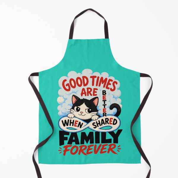 Item preview, Cute Cat Family Forever Art Print designed and sold by Nadiename.