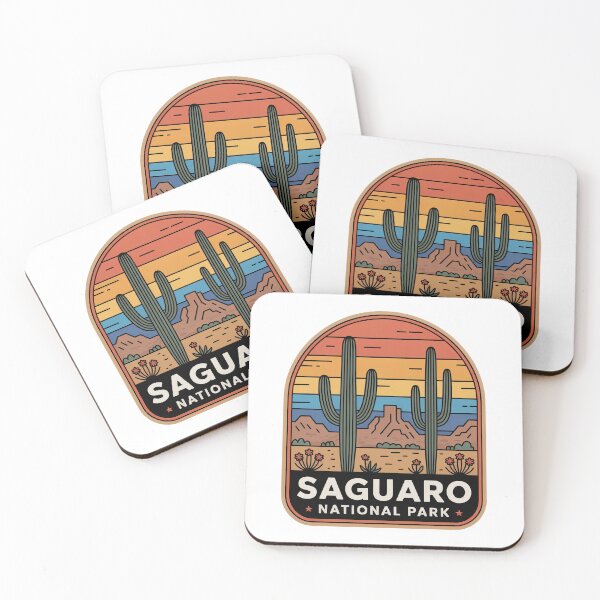 Item preview, Saguaro National Park Vintage Travel Badge designed and sold by Teelogic.