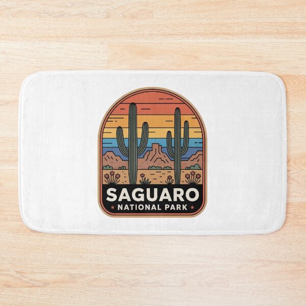 Item preview, Saguaro National Park Vintage Travel Badge designed and sold by Teelogic.