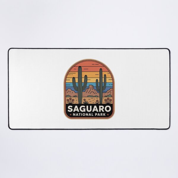 Item preview, Saguaro National Park Vintage Travel Badge designed and sold by Teelogic.