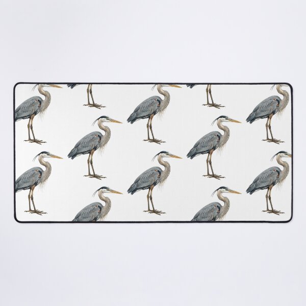 Item preview, Great Blue Heron Realistic Audubon Vintage Bird Illustration for Bird Watchers designed and sold by raedattia.