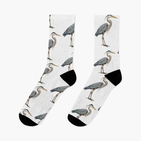 Item preview, Great Blue Heron Realistic Audubon Vintage Bird Illustration for Bird Watchers designed and sold by raedattia.