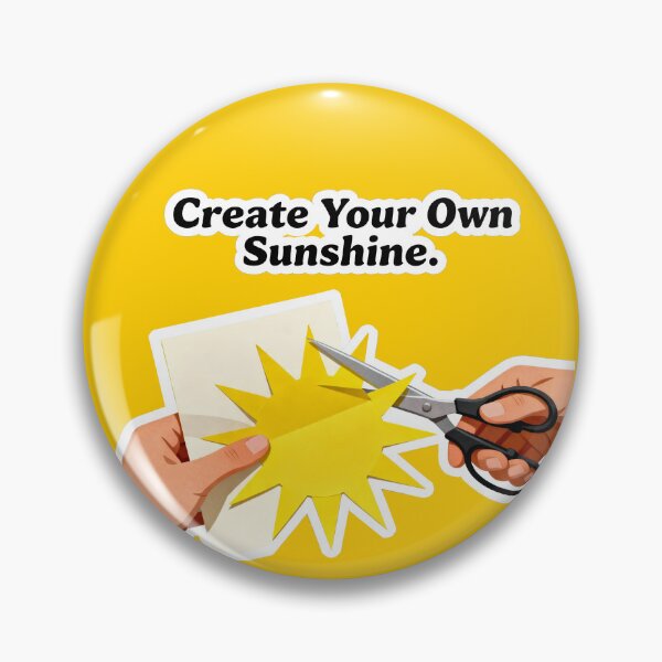 Item preview, Create Your Own Sunshine – Paper Craft Sun Scissors Positivity designed and sold by Ideeplyfeltit.