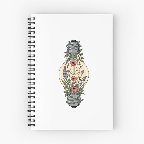 Item preview, Floral Lightbulb Botanical Wildflower Cottagecore Art designed and sold by Dzblack.