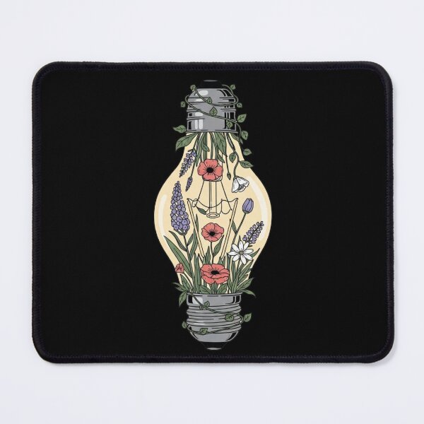 Item preview, Floral Lightbulb Botanical Wildflower Cottagecore Art designed and sold by Dzblack.