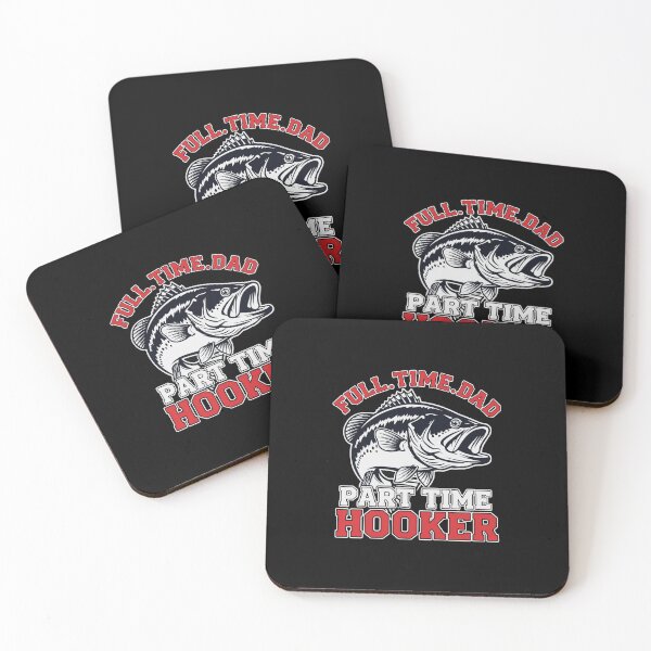 Item preview, Full Time Dad Part Time Hooker Fishing Father Angler designed and sold by PopStars1993.