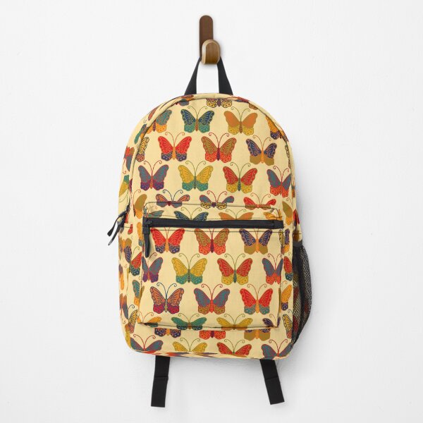 Item preview, 70s Retro Butterfly Pattern Earthy Boho Whimsical designed and sold by chriswo-design.