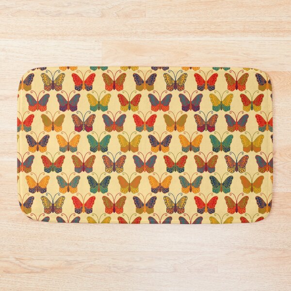 Item preview, 70s Retro Butterfly Pattern Earthy Boho Whimsical designed and sold by chriswo-design.