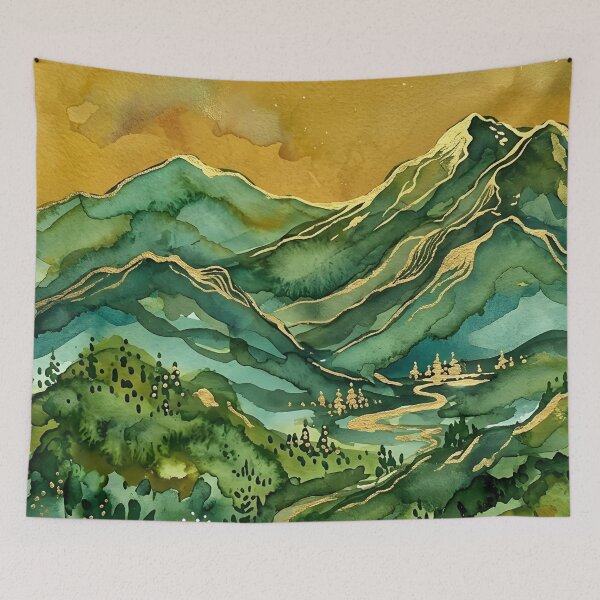 Item preview, Green Mountains  designed and sold by GraphicsClub.