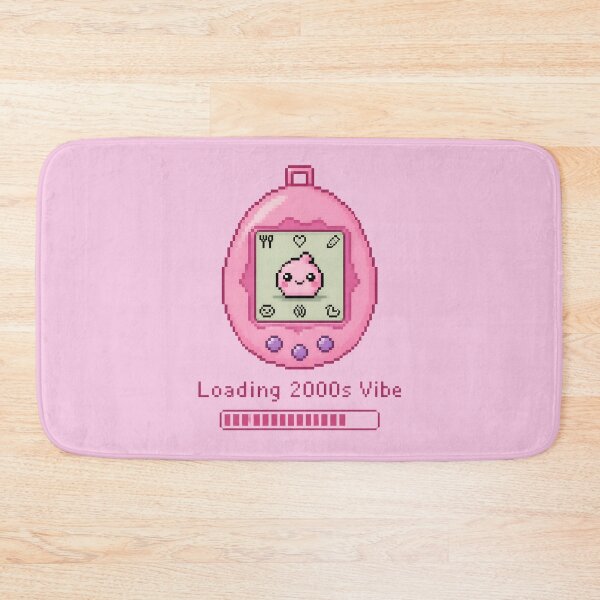 Item preview, Loading 2000s Vibe – Pink Y2K Pixel Tamagotchi Sticker designed and sold by ManggaeJM.