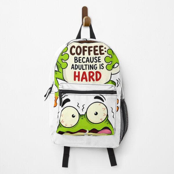 Item preview, Panicked Frog Holding Coffee Mug designed and sold by Linework Studio.