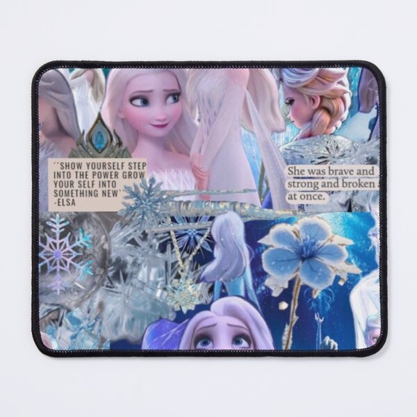 Item preview, Elsa Frozen Blue Ice Aesthetic Dreamy Princess Collage designed and sold by lilacWhim.