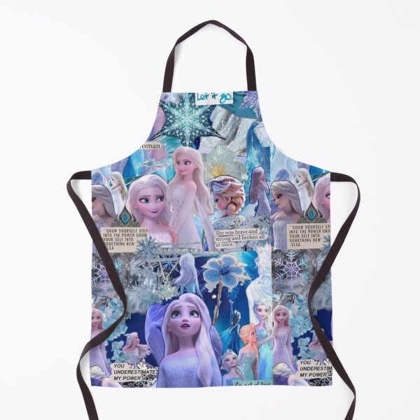 Item preview, Elsa Frozen Blue Ice Aesthetic Dreamy Princess Collage designed and sold by lilacWhim.