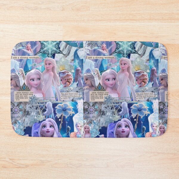 Item preview, Elsa Frozen Blue Ice Aesthetic Dreamy Princess Collage designed and sold by lilacWhim.