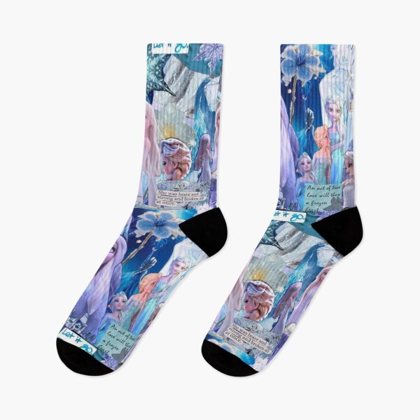 Item preview, Elsa Frozen Blue Ice Aesthetic Dreamy Princess Collage designed and sold by lilacWhim.