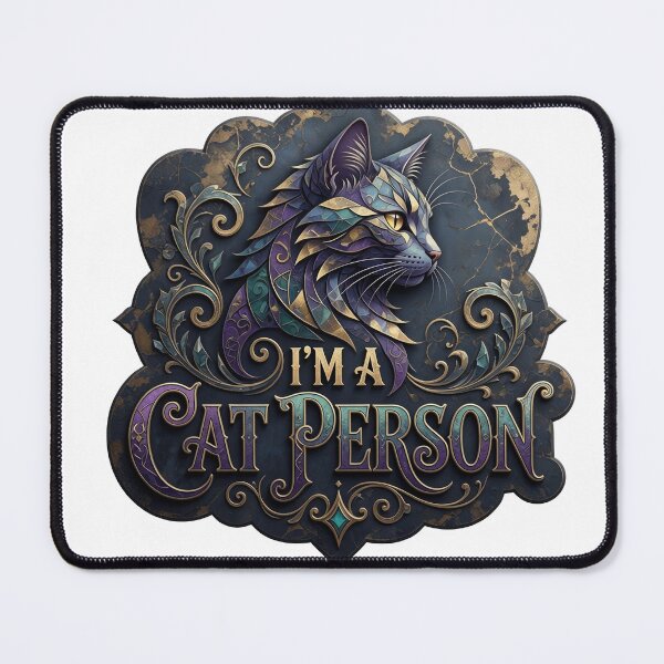 Item preview, Beautiful Navy I'M A CAT PERSON designed and sold by dazzlemakers.