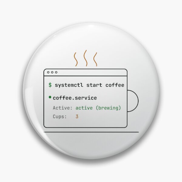 Item preview, systemctl start coffee — Funny Linux Sysadmin Terminal Mug designed and sold by abdoali102.