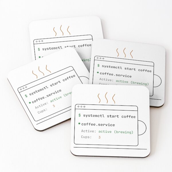 Item preview, systemctl start coffee — Funny Linux Sysadmin Terminal Mug designed and sold by abdoali102.