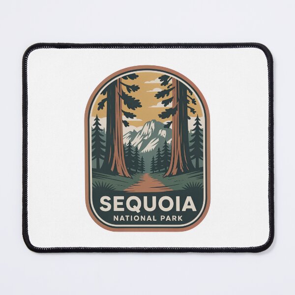 Item preview, Sequoia National Park Vintage Travel Badge designed and sold by Teelogic.