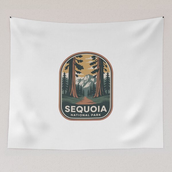 Item preview, Sequoia National Park Vintage Travel Badge designed and sold by Teelogic.
