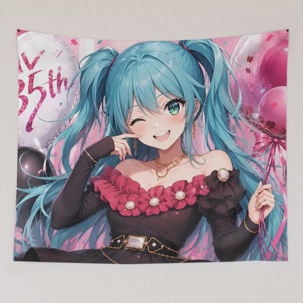 Item preview, Hatsune Miku X HMV designed and sold by Kitsune Merchant.
