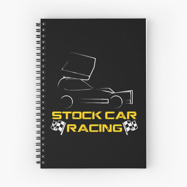 Item preview, Stock Car Racing Car With Chequered Flags designed and sold by AmyCheneve.