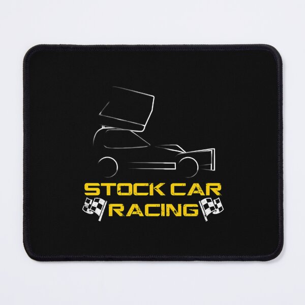 Item preview, Stock Car Racing Car With Chequered Flags designed and sold by AmyCheneve.