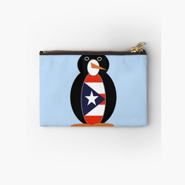 Item preview, Puerto Rican Flag Ms. Penguin Pride Design designed and sold by AuntieShoe.