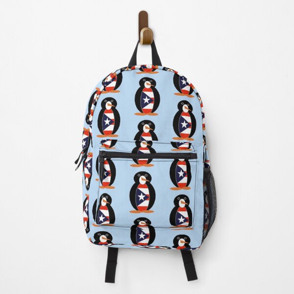 Item preview, Puerto Rican Flag Ms. Penguin Pride Design designed and sold by AuntieShoe.