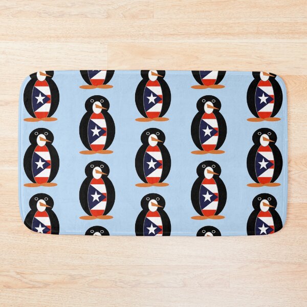 Item preview, Puerto Rican Flag Ms. Penguin Pride Design designed and sold by AuntieShoe.