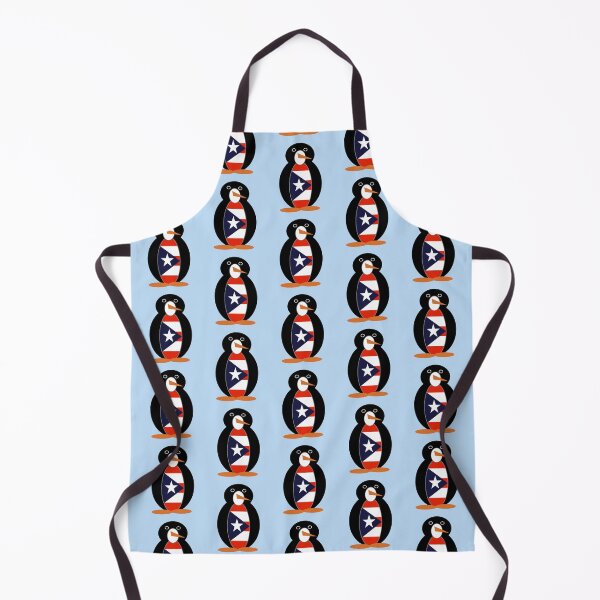 Item preview, Puerto Rican Flag Ms. Penguin Pride Design designed and sold by AuntieShoe.