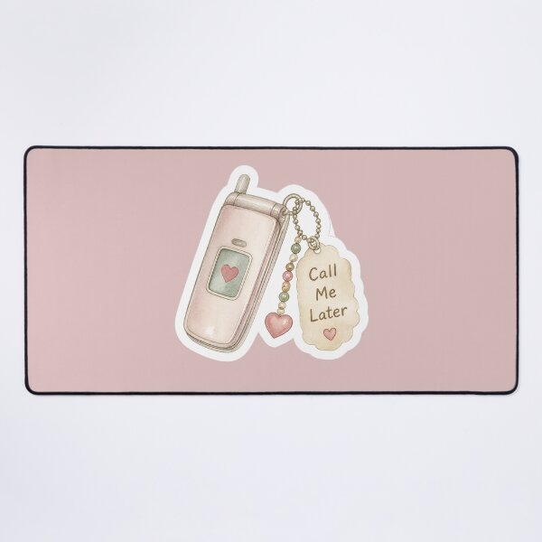 Item preview, Call Me Later – Y2K Flip Phone Keychain Sticker designed and sold by ManggaeJM.