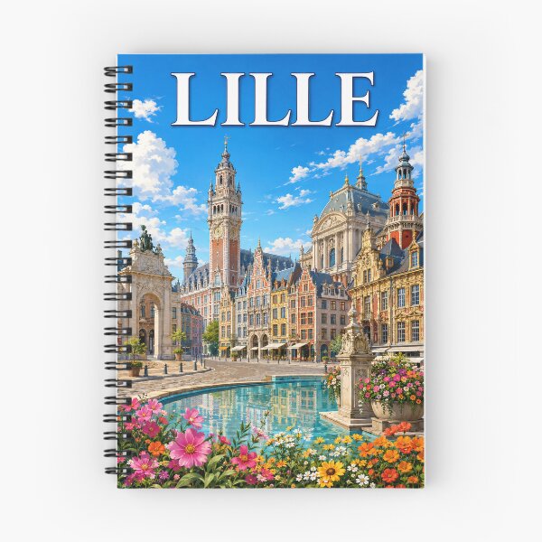 Item preview, Lille, the Flemish splendor of the Grand-Place designed and sold by Pixel Otaku Gallery.