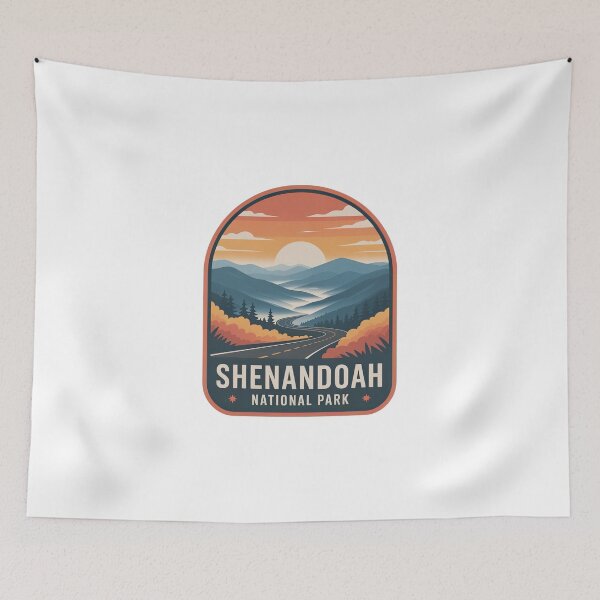 Item preview, Shenandoah National Park Vintage Travel Badge designed and sold by Teelogic.