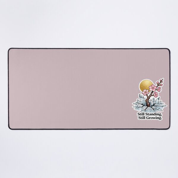 Item preview, Still Standing Still Growing – Cherry Blossom Crystal Ice Resilience Sticker designed and sold by Ideeplyfeltit.