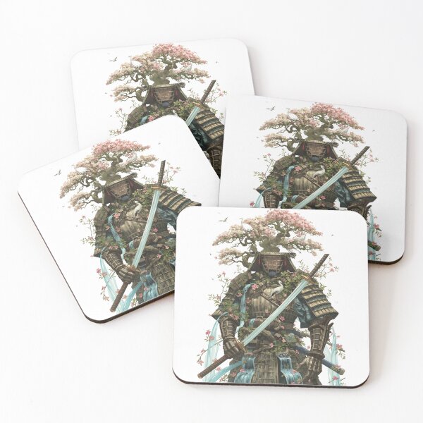 Item preview, ArtJapaneseWarriorSurroundedbyAncientForest&Cranes designed and sold by Artrendzs.