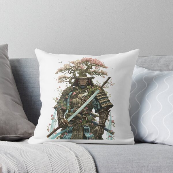 Item preview, ArtJapaneseWarriorSurroundedbyAncientForest&Cranes designed and sold by Artrendzs.