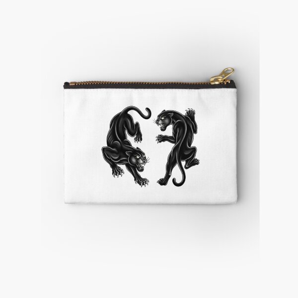 Item preview, Traditional Black Panther Tattoo Flash Crawling Panthers Neo Traditional Art designed and sold by raedattia.