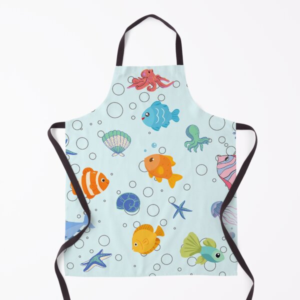 Item preview, Cute Underwater Sea Life & Colorful Fish Pattern designed and sold by SeJaa.