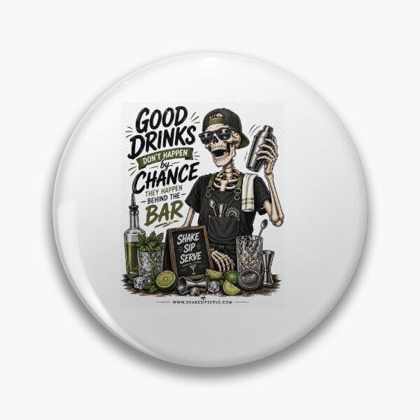 Item preview, DRINKS WITH THE BARTENDER designed and sold by Shakesipserve.