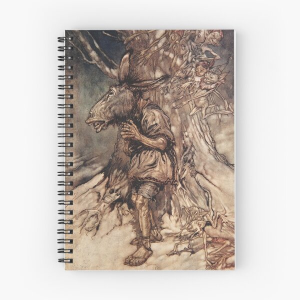 Item preview, Burro de ensueño de la noche de verano por Arthur Rackham designed and sold by Vintage Designs +.
