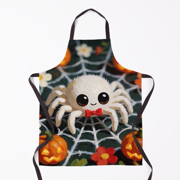 Item preview, Cute Halloween Spider with Pumpkins and Jack O Lanterns designed and sold by cr6zym1nd.