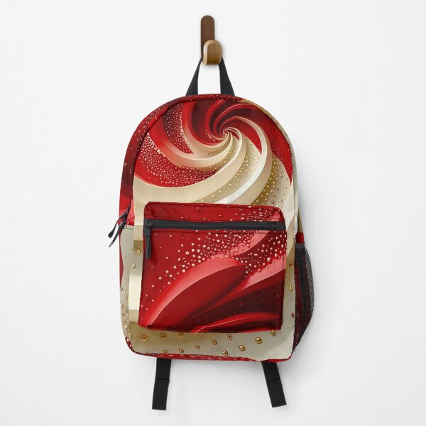 Item preview, Swirling Red and White Pattern designed and sold by Vicky Brago-Mitchell®.