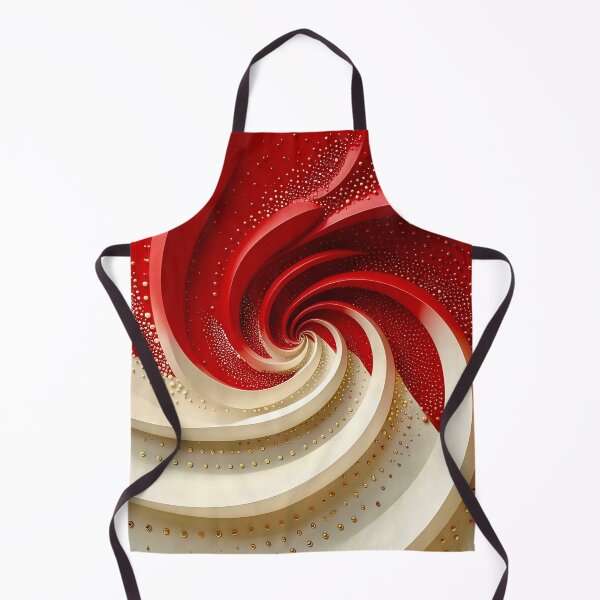 Item preview, Swirling Red and White Pattern designed and sold by Vicky Brago-Mitchell®.