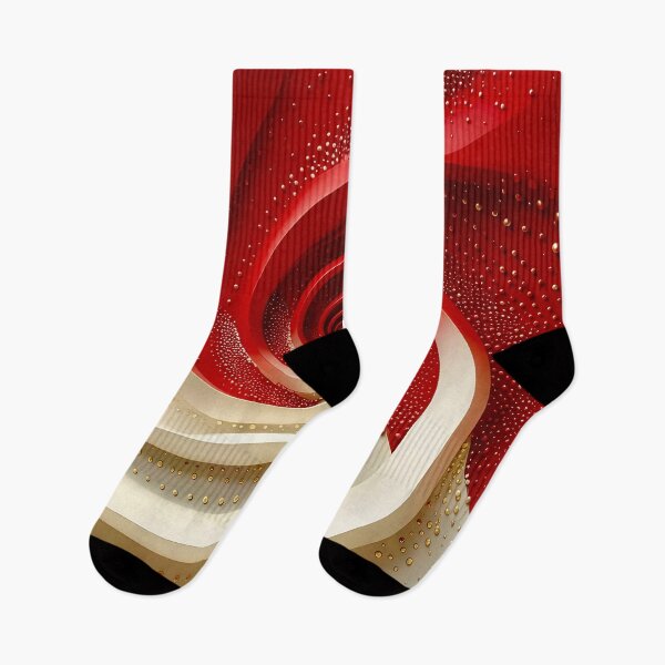 Item preview, Swirling Red and White Pattern designed and sold by Vicky Brago-Mitchell®.