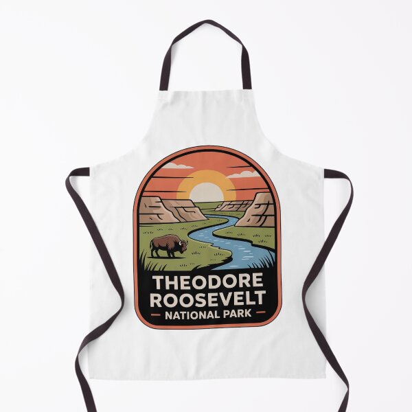 Item preview, Theodore Roosevelt National Park Vintage Travel Badge designed and sold by Teelogic.