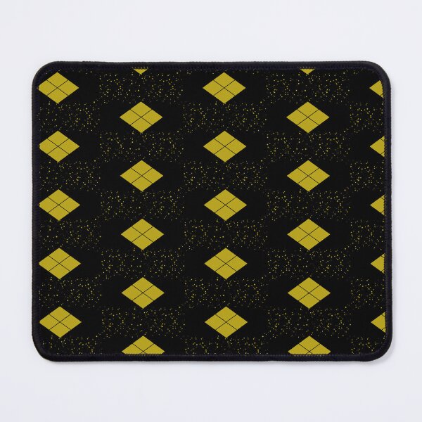 Item preview, Takeda Shingen Crest - Takeda Bishi Samurai Mon Faux Gold Dust Black Tile / Japanese Crest designed and sold by 戦国まーけっと SENGOKU MARKET.